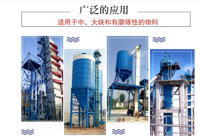 斗式提升機主要適用范圍主要是化工，糧食，建筑材料較多。